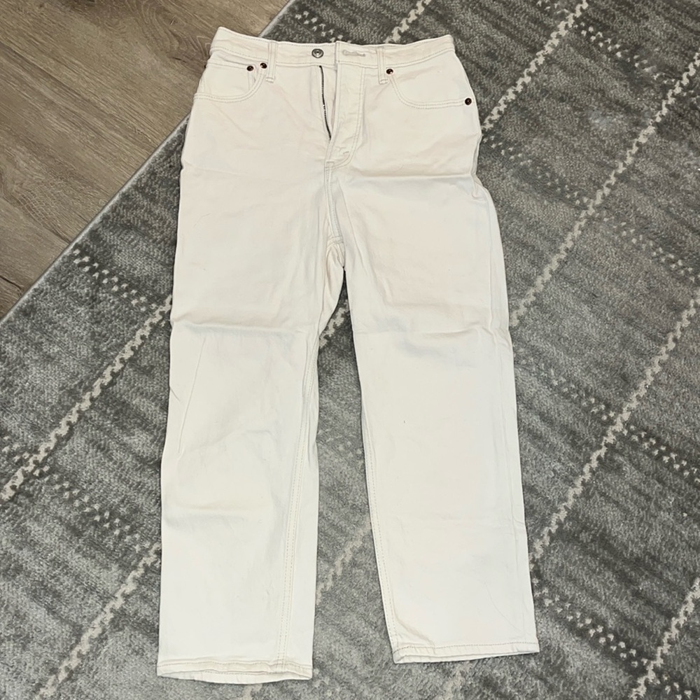 Abercrombie & Fitch ultra high rise ankle straight jean 4extra short curve love